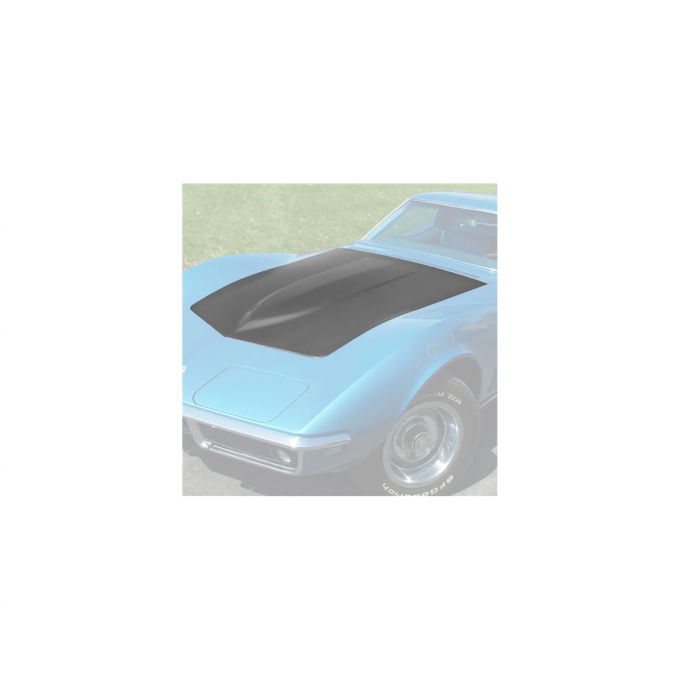 Corvette Hood, Stock 327/350 (Press Molded), 1968-1969