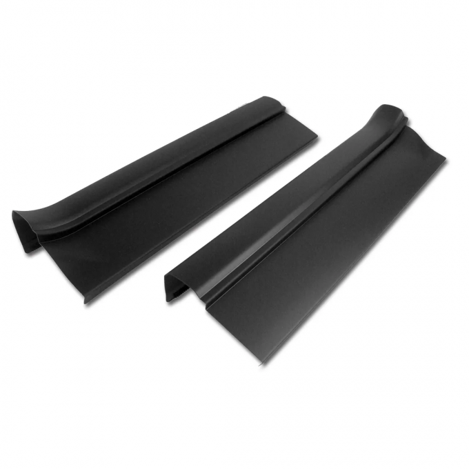 Corvette Sill Ease Protectors, Black, Without Letters, 2005-2013