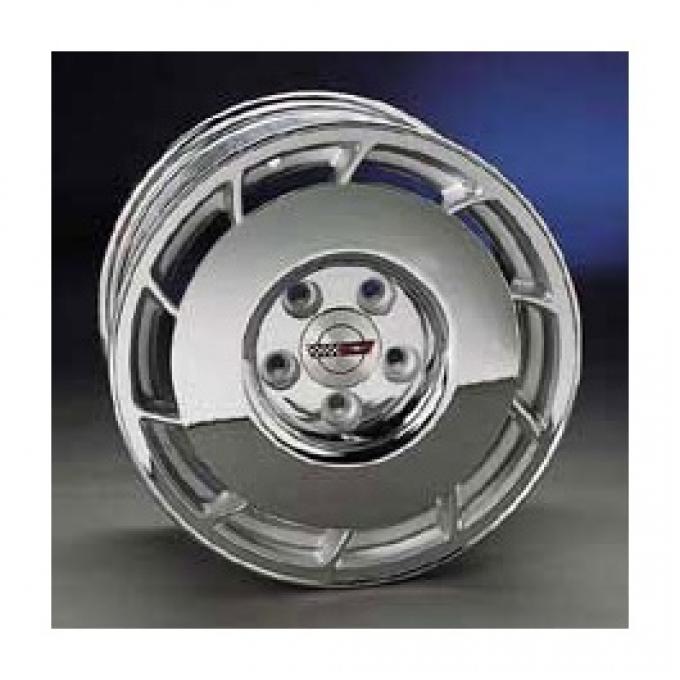 Corvette Factory Wheels, 16" x 8.5" Front & Rear, Chrome Plated, 1986-1987