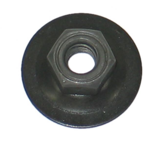 Corvette Door Glass Channel and Guide Roller Nut, 1969-1982
