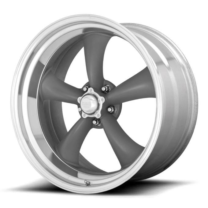 American Racing 22x9 VN215 Classic Torq Thrust II Gray/Machined 5x4.75 bolt 5.59" back 308158