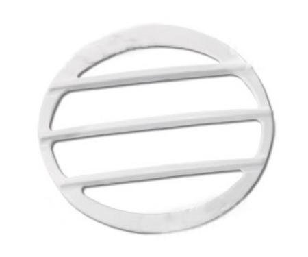 Corvette Taillight Louver Kit, Arctic White, 2005-2013
