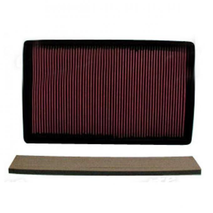 Corvette Air Filter, K&N, 1990-1996
