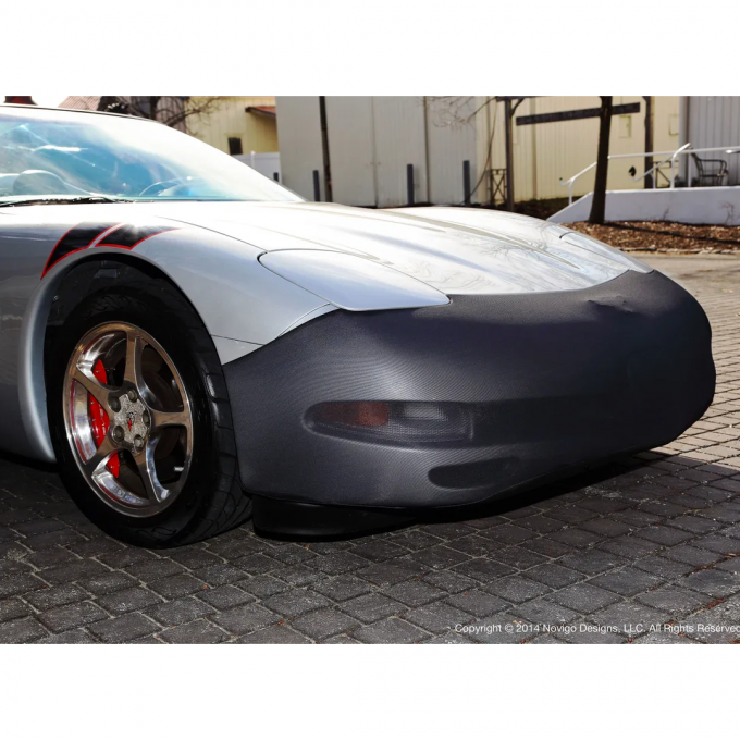 Corvette Front Bumper Mask, Black, 1997-2004
