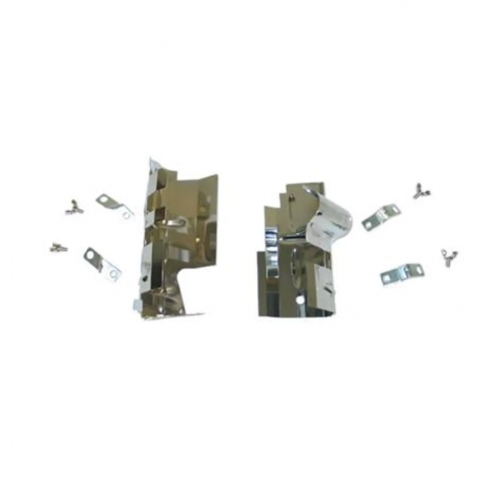 Corvette Ignition Shields, Spark Plug 2 Piece Set 70L, 1970-1972