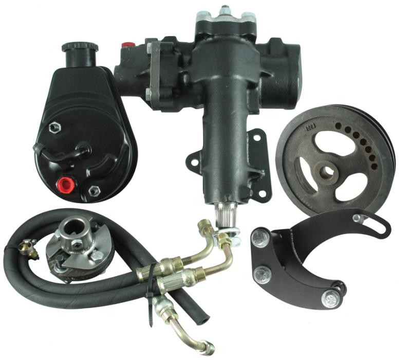 Corvette Steering Conversion Kit, Power Steering Gear Box with Manual