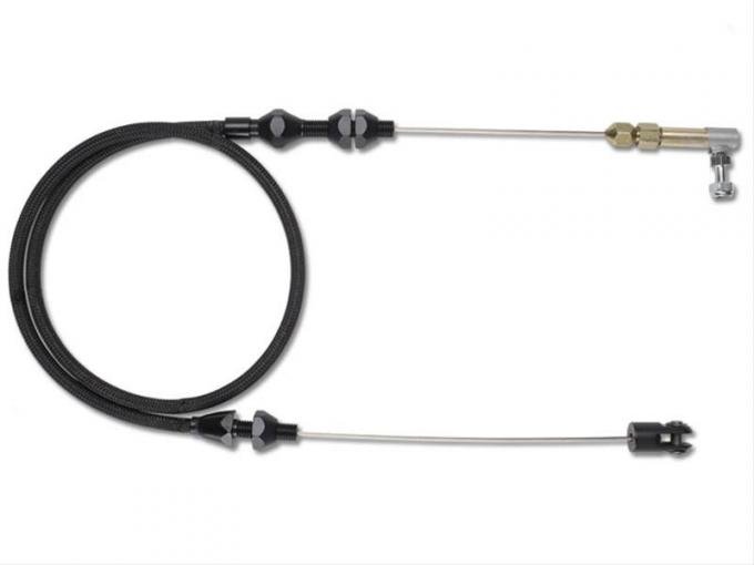 Lokar Midnight Series Throttle Cable, For Vehicles with TPI, 1985-1995