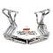 Doug's Headers 1963-82 Chevy Corvette Small Block 1 7/8" 4-Tube Full Length Sidemount Header D380