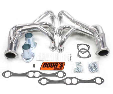 Doug's Headers 1963-82 Chevy C2/C3 Corvette Small Block 1 5/8" Long Tube Header with Metallic Ceramic Coating D350