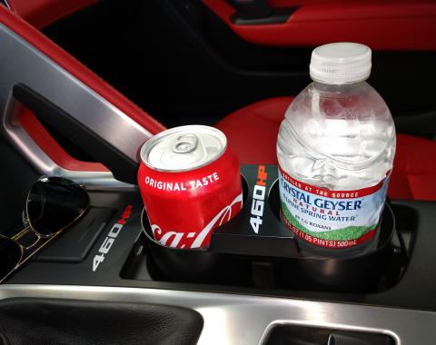 Stop Flop C7 Cup Holder, with 460HP Logo