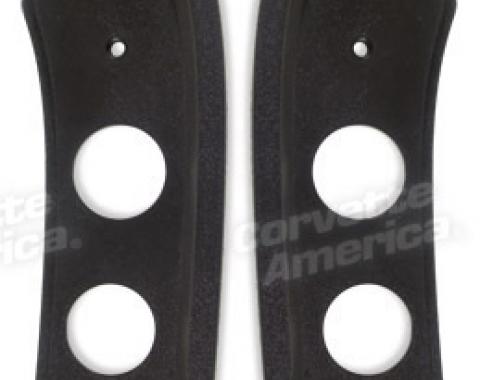 Corvette Roof Latch Trim Plate, Coupe, 1984-1986 Early