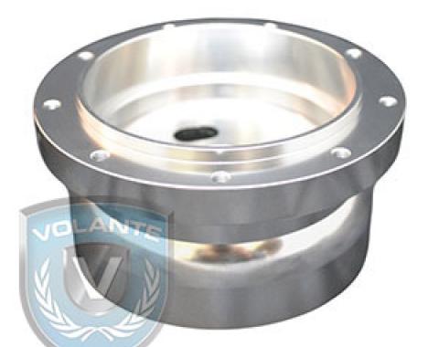 Steering Wheel Hub Adapter, for use with Volante S9 Steering Wheels, Brushed Aluminum, STH1005