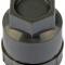 Corvette Lug Nut Cap, Gray, Plastic, 1986-1990