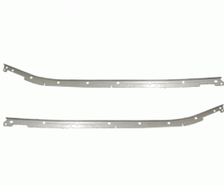 Corvette Side Window Outer Trim Moldings, Pair, Left And Right, 1969-1982