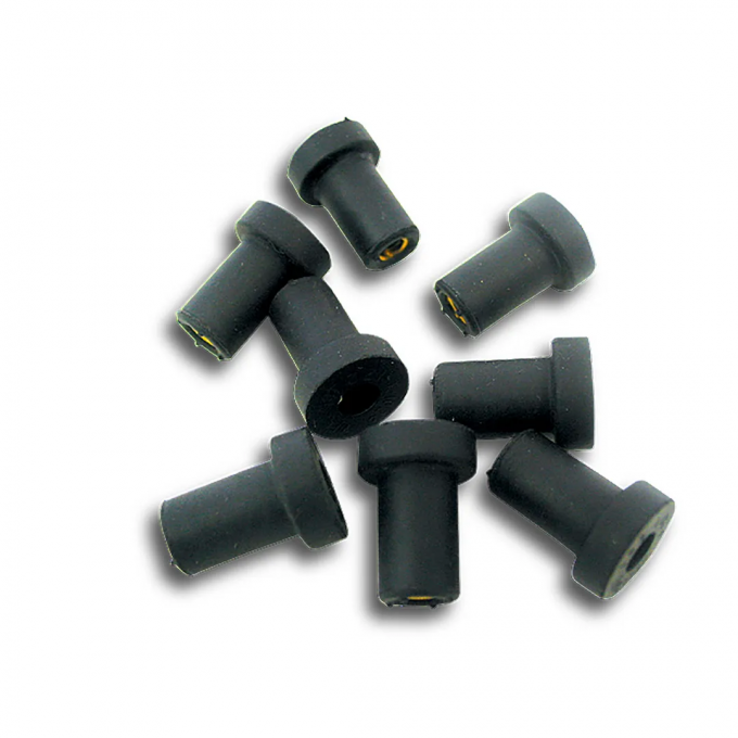 Redline Restomotive® 1968-1969 Chevrolet Corvette 8 Piece Side Louver Nuts in Body