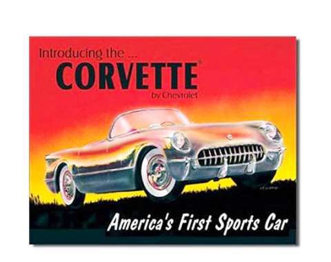 Corvette 53'  Tin Sign