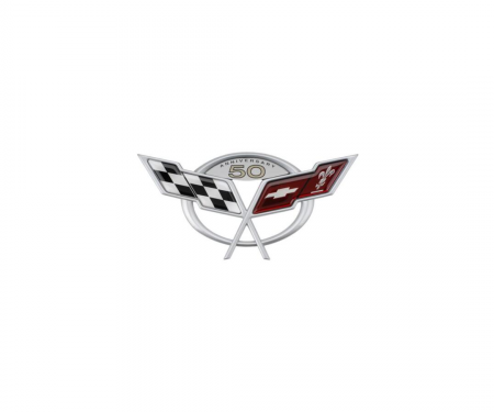 Corvette 50th Emblem, Rear Decklid, 2003