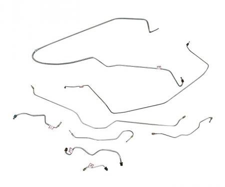 Corvette Brake Line Set, with Power Brakes, 1969