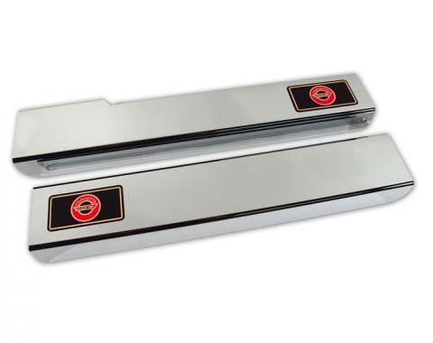 Corvette Sill Covers, Imperial Chrome, 1984-1987