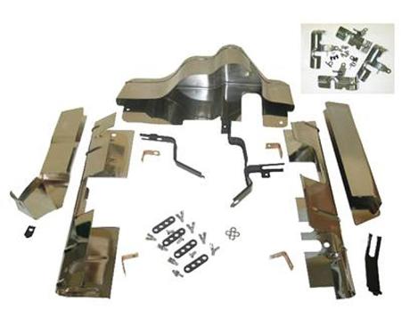 Corvette Ignition Shield Set, Fuel Injection, 27 Piece, 1958-1959