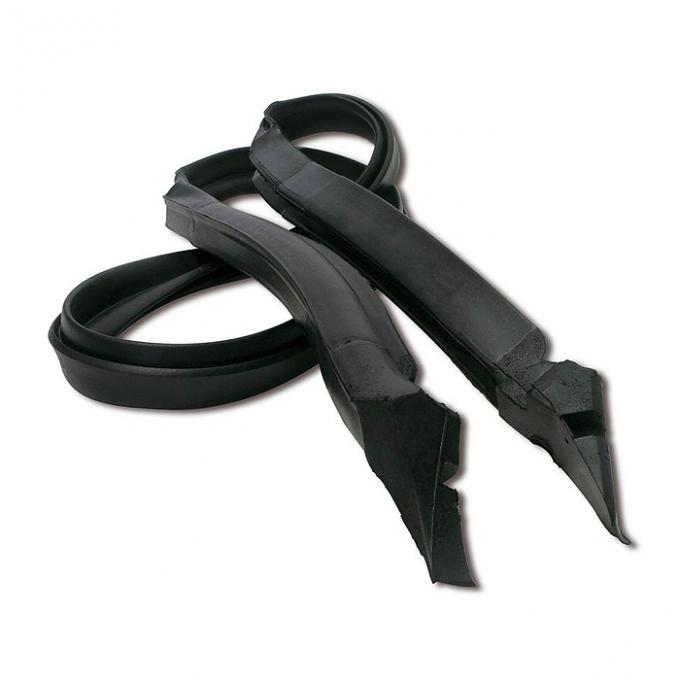 Corvette Roof Weatherstrip, Rear, Coupe, Import, 1984-1996