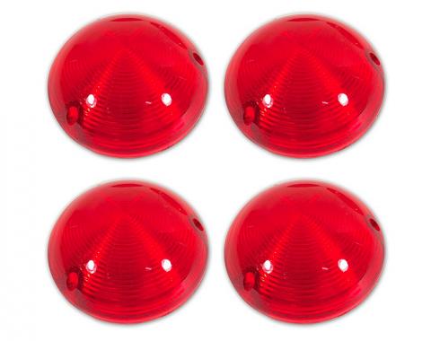 Corvette Bubble Taillight Lenses, 4 Piece Set, 1968-1973