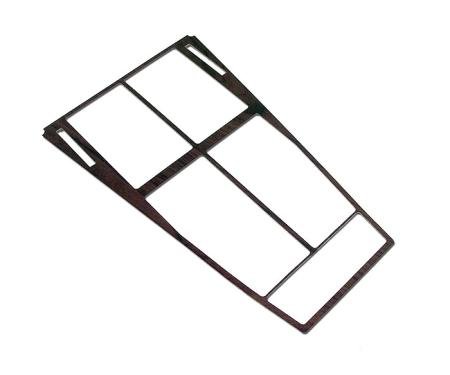 Corvette Console Wood Trim Insert, For Cars Without Air Conditioning, 1970-1971