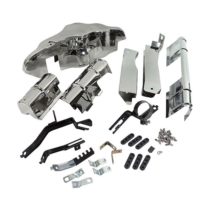 Corvette Ignition Shield Set, 327 (63L) 33Pc, 1963 Corvette Depot