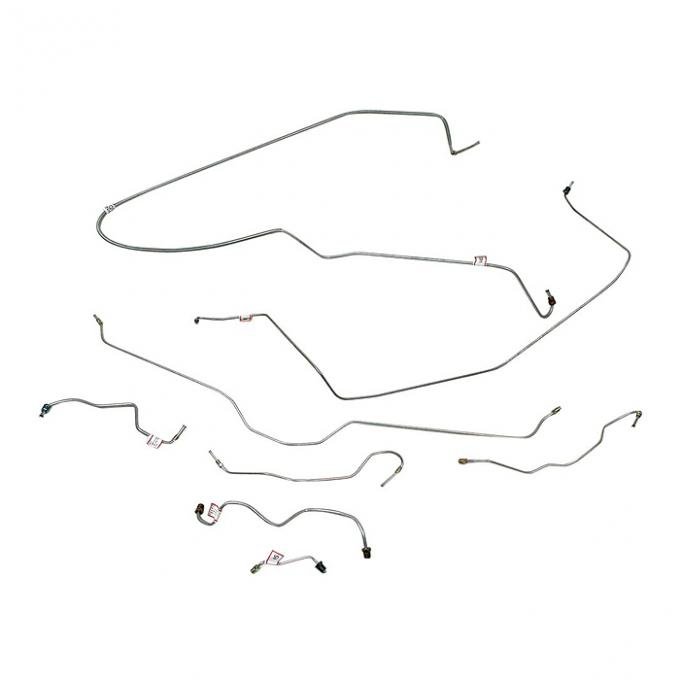 Corvette Brake Line Set, with Power Brakes, 1969