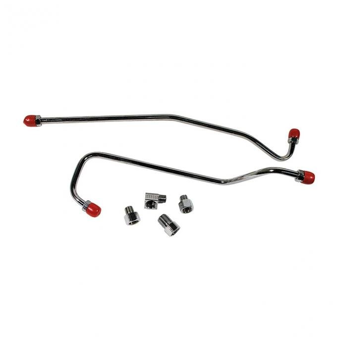 Corvette Gas Line, Stainless Steel Pump to Carb Fuel Injection, 1963-1965