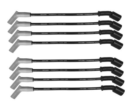 Taylor Cable LS Engines Race Fit 8.2mm Thundervolt Spark Plug Wire Set with 14" Headers Fitment 86018