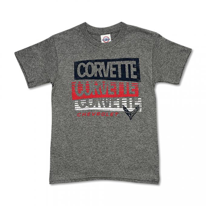 Youth 2020 Corvette Striped T-Shirt