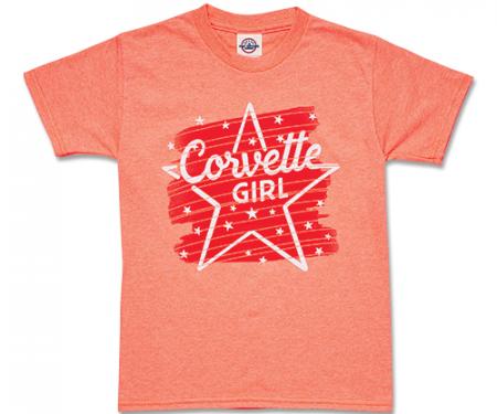 Youth Girls Corvette Starstruck Watercolor T-Shirt