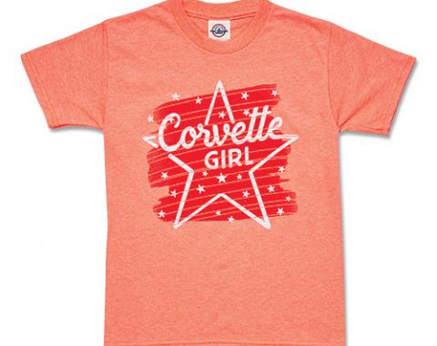 Youth Girls Corvette Starstruck Watercolor T-Shirt