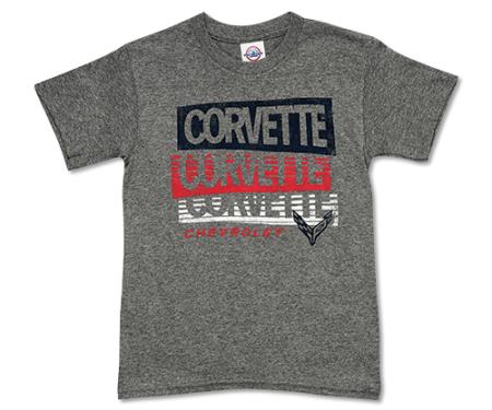 Youth 2020 Corvette Striped T-Shirt