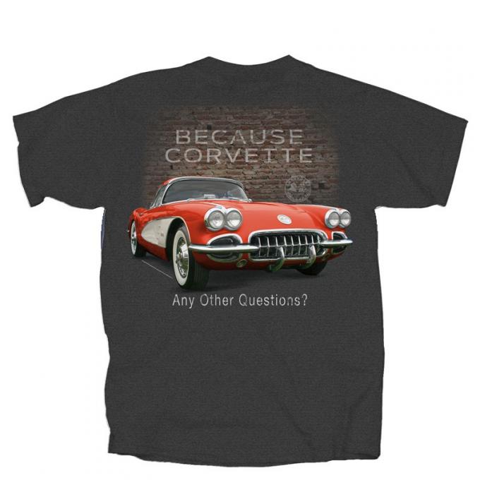 Corvette T-Shirt, Because Corvette, Tweed