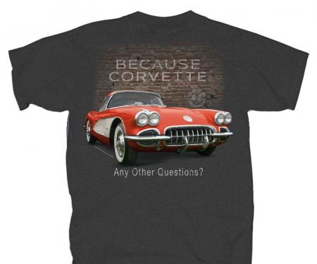 Corvette T-Shirt, Because Corvette, Tweed