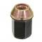 84 Wheel Lug Nut - Blk Plastic Coated Stainless Steel Cap