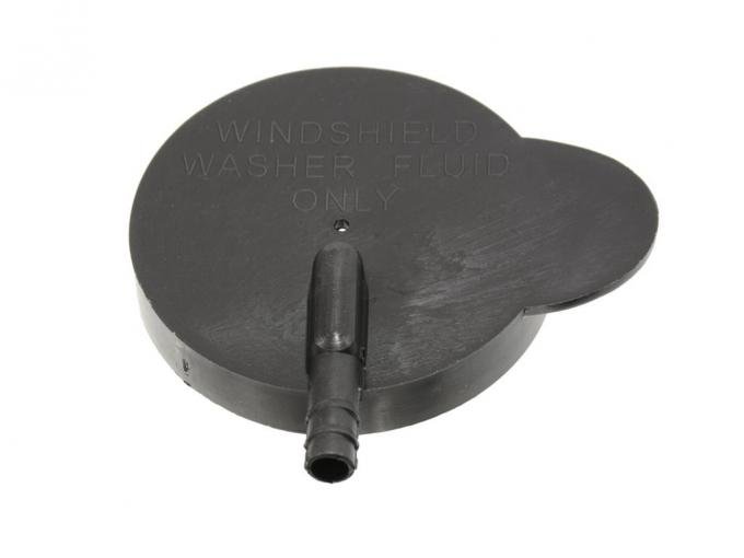 63-75 Windshield Washer Bottle Cap - Says "WINDSHIELD WASHER FLUID ONLY"