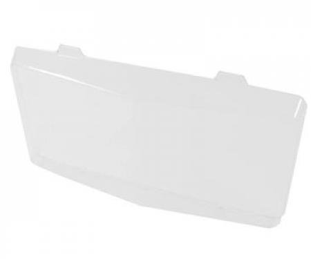 84-90 Front License Plate Cover - Contoured Clear Acrylic