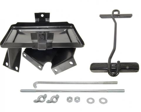 63-67 Battery Tray Kit - Air Conditioning Or 65 396 Left Hand