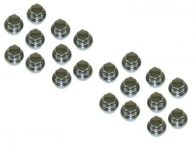 00-04 Chrome Lug Nut Caps - Set of 20