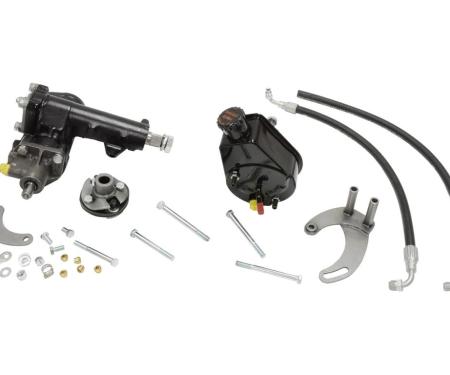 63-66 Power Steering Gear Box w/Manual Steering Add On 327 / 350 - Borgeson