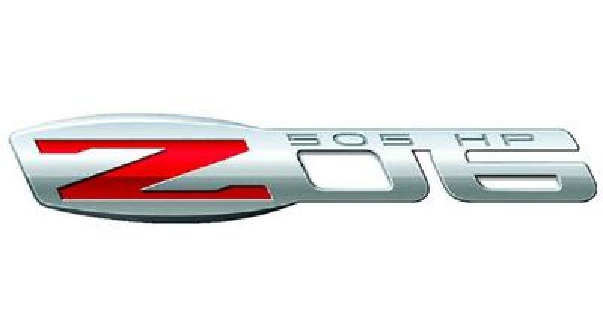 Metal Sign - C6 Z06 Emblem - 36