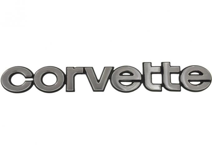 80-82 Rear Bumper Corvette Name Plate Emblem
