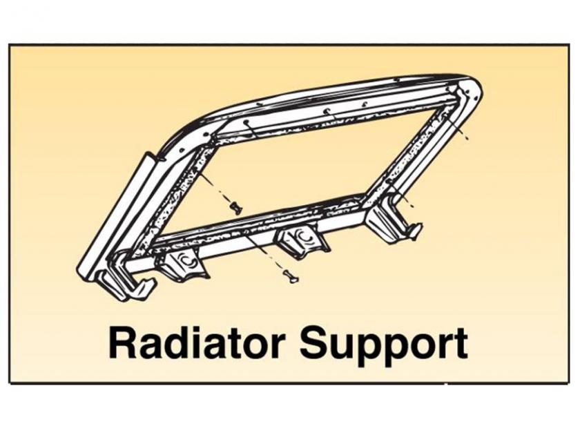 76 Radiator Support Seal - Early 76 Except Air Conditioning | Corvette ...