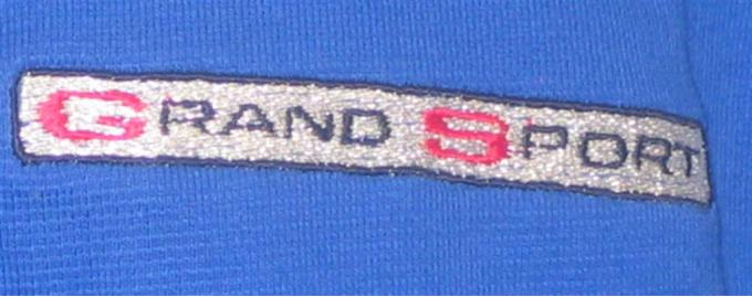 Blue Polo Shirt With C4 Grand Sport Embroidered Logo