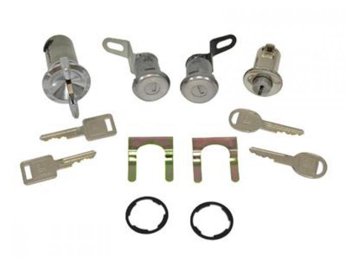 74-77 Lock Set With Keys ( Ignition, Doors and Rear Storage Compartment )