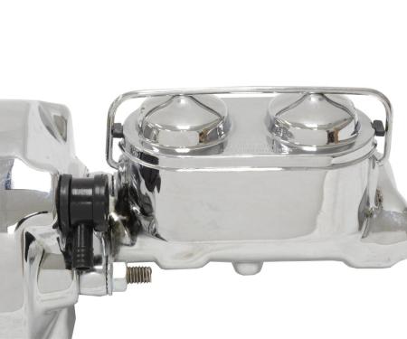 53-62 Power Brake Booster / Master Cylinder Combo - Chrome