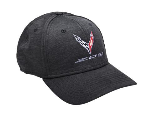 C8 Z06 Premium Dark Gray Heather Flex Hat